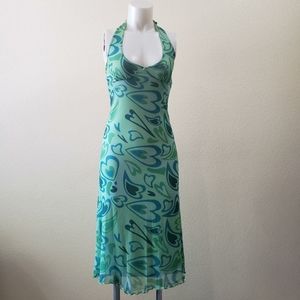 Princess Polly TIFFANY MIDI DRESS GREEN used size 6